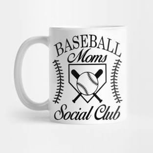 Baseball Mom Social Club Mother's Day Mug